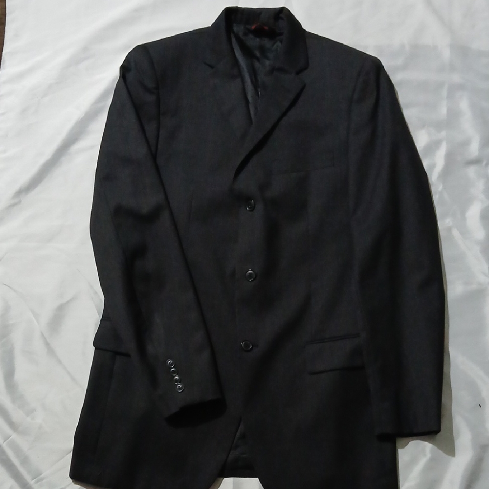 Elegant Charcoal Men's Blazer